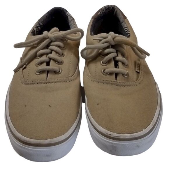 Vans C&L era 59 Tan Khaki Sneakers Unisex Men's Size 7 or Women's Size 8.5 - Picture 2 of 9